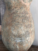 Aura Peeperkorn Kruiklamp Poniri - Verweerd groen aardewerk - 45x70 cm