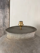 Aura Peeperkorn kruiklamp Loetje - Verweerd grijs aardewerk - 58x60 cm