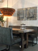 Eetkamerstoel Zara in donkergroene L60 stof