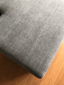 Hoekbank Rein in een antraciet linnen-katoen stof - 2,5 zits met lounge