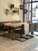 Eettafel Jet H-poot met robuust blad