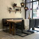 Eettafel Jet H-poot met robuust blad