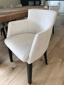 Eetkamerstoel Soho in ecrukleurige gemêleerde stof