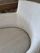 Eetkamerstoel Soho in ecrukleurige gemêleerde stof