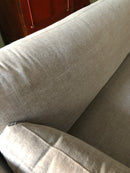 Bank Charlie in een leemkleurige linnen-katoen stof - 2,5 zits