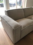 Hoekbank Montana in ecrukleurige stof - 270 x 200 cm