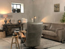 Relax-fauteuil Tarida in grijs Africa leder