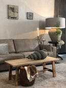 Salontafel van verweerd hout 120x50 cm