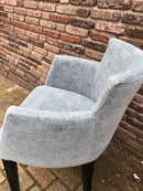 Eetkamerstoel Soho in mintkleurige gemêleerde velours stof