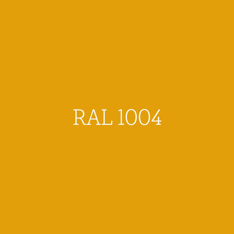 RAL 1004 Golden Yellow - zijdematte lakverf Mia Colore