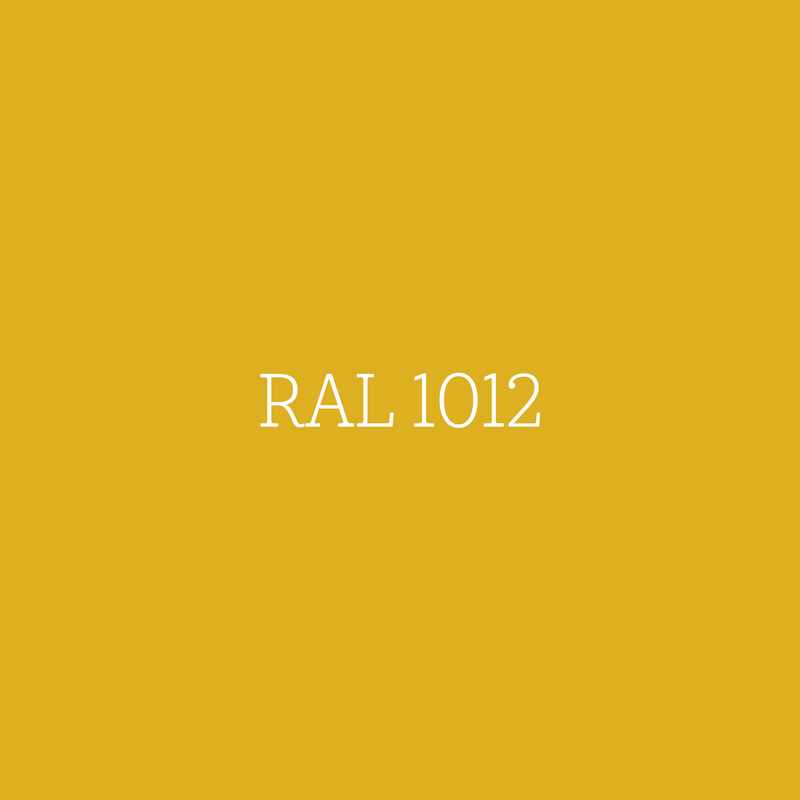 RAL 1012 Lemon Yellow - zijdeglans lak waterbasis l'Authentique
