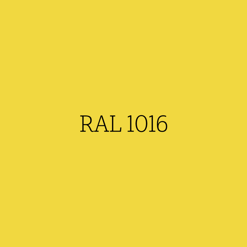 RAL 1016 Sulfur Yellow - zijdeglans lak waterbasis l'Authentique