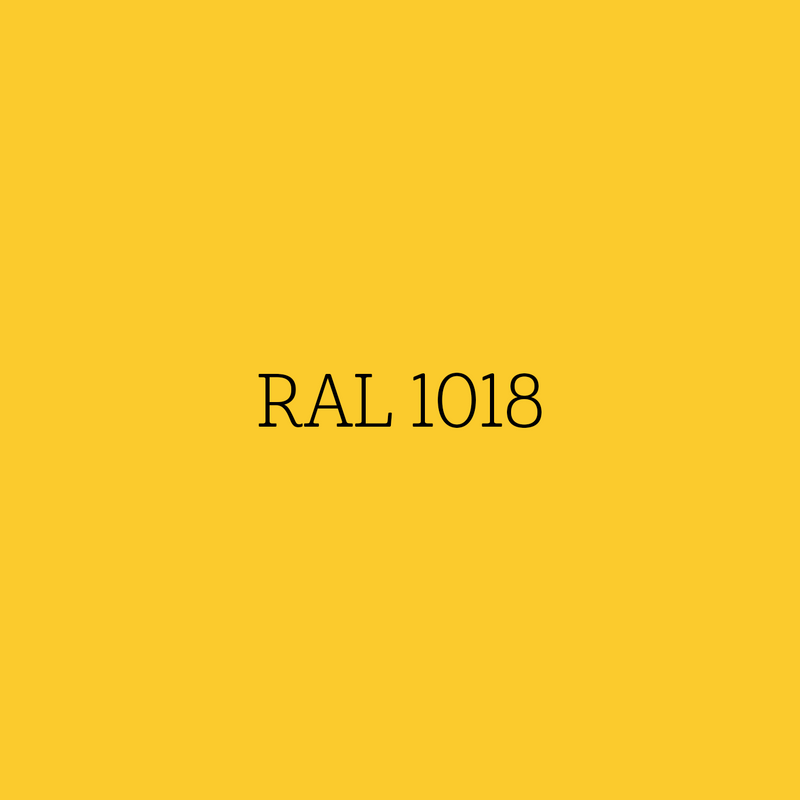 RAL 1018 Zinc Yellow - zijdematte lakverf Mia Colore