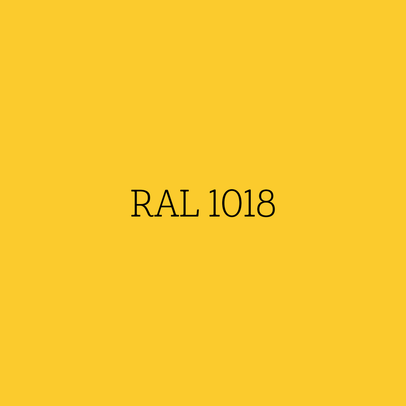 RAL 1018 Zinc Yellow - hoogglans lak waterbasis l'Authentique