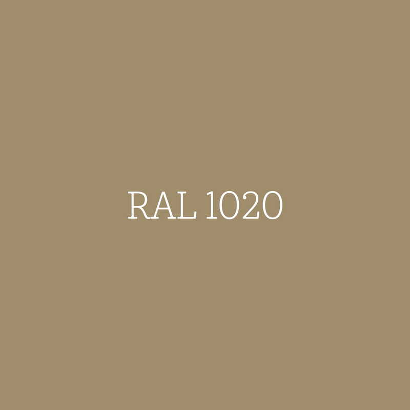 RAL 1020 Olive Yellow - zijdematte lakverf Mia Colore