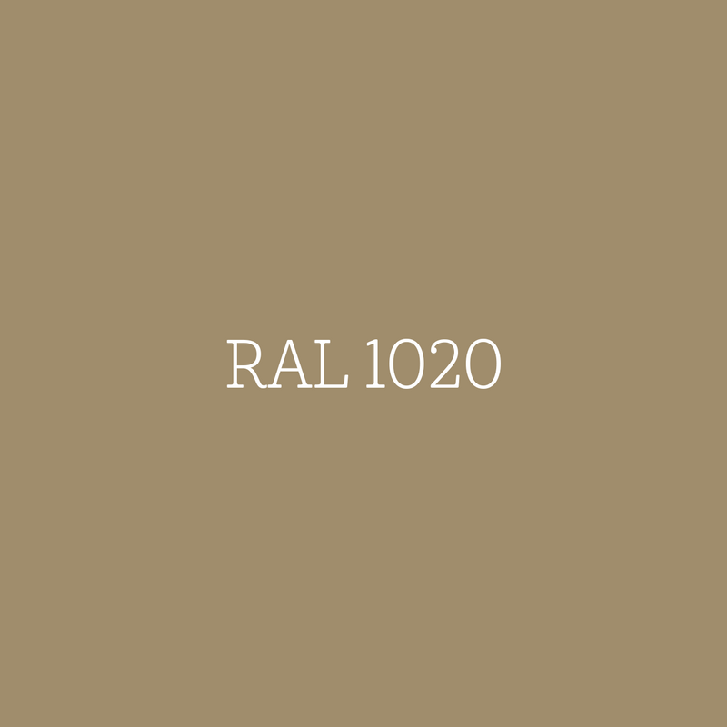 RAL 1020 Olive Yellow - hoogglans lak waterbasis l'Authentique