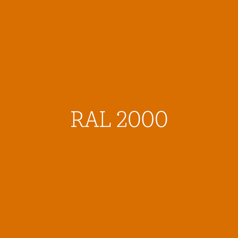 RAL 2000 Yellow Orange - hoogglans lak waterbasis l'Authentique