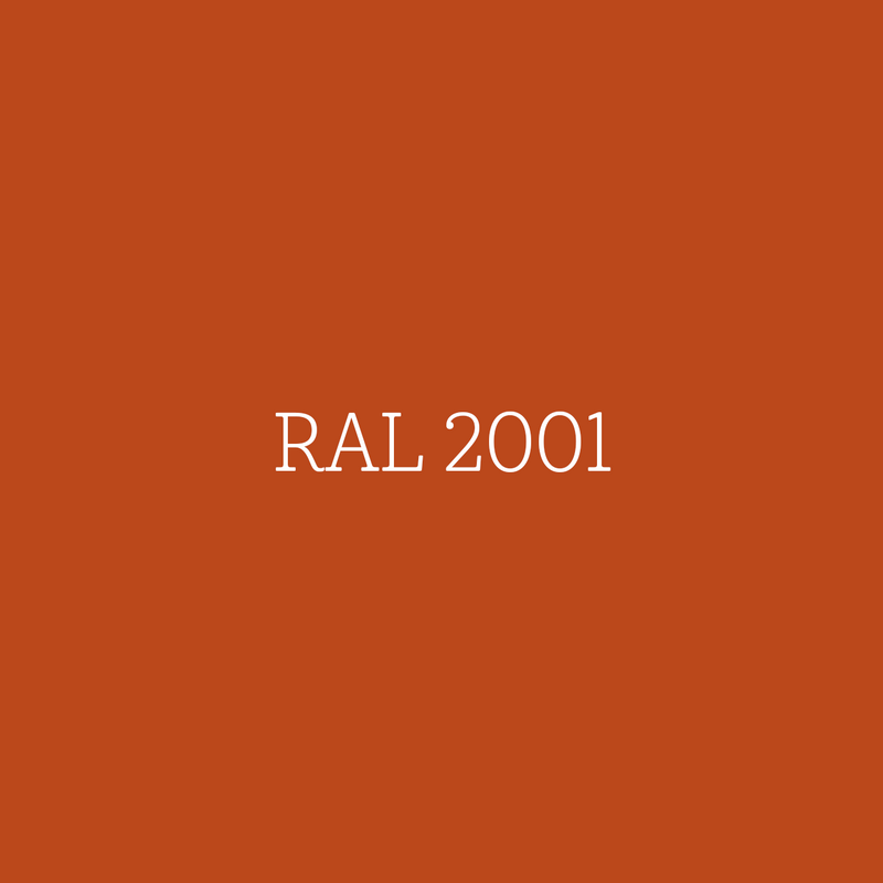 RAL 2001 Red Orange - vloerlak zijdeglans waterbasis l'Authentique