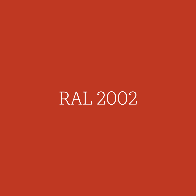 RAL 2002 Vermilion - vloerlak zijdeglans waterbasis l'Authentique
