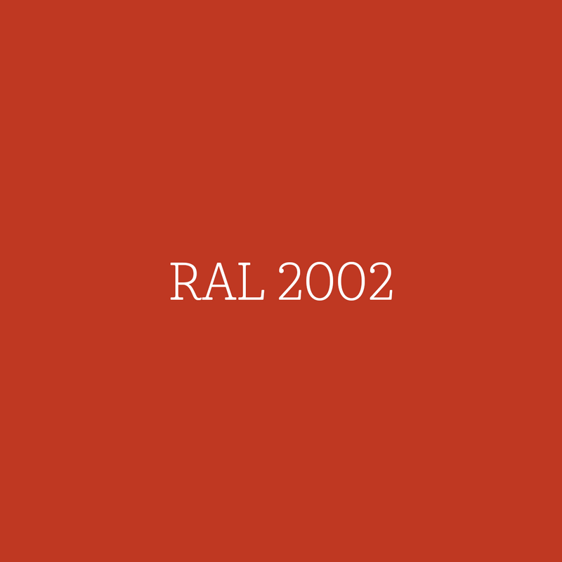 RAL 2002 Vermilion - matte lak waterbasis l'Authentique