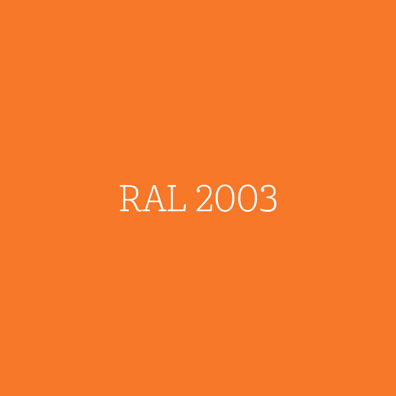 RAL 2003 Pastel Orange - matte lak waterbasis l'Authentique
