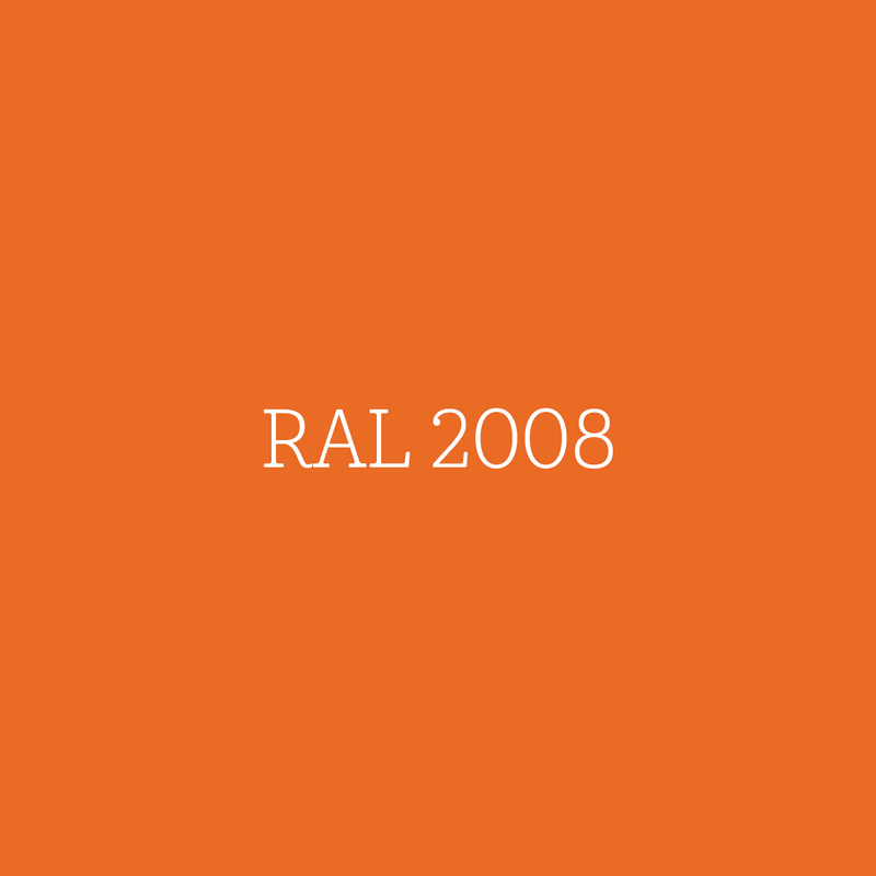 RAL 2008 Bright Red Orange - vloerlak zijdeglans waterbasis l'Authentique