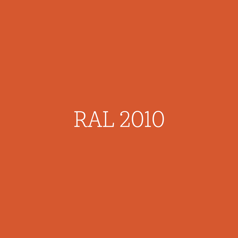 RAL 2010 Signal Orange - zijdeglans lak waterbasis l'Authentique