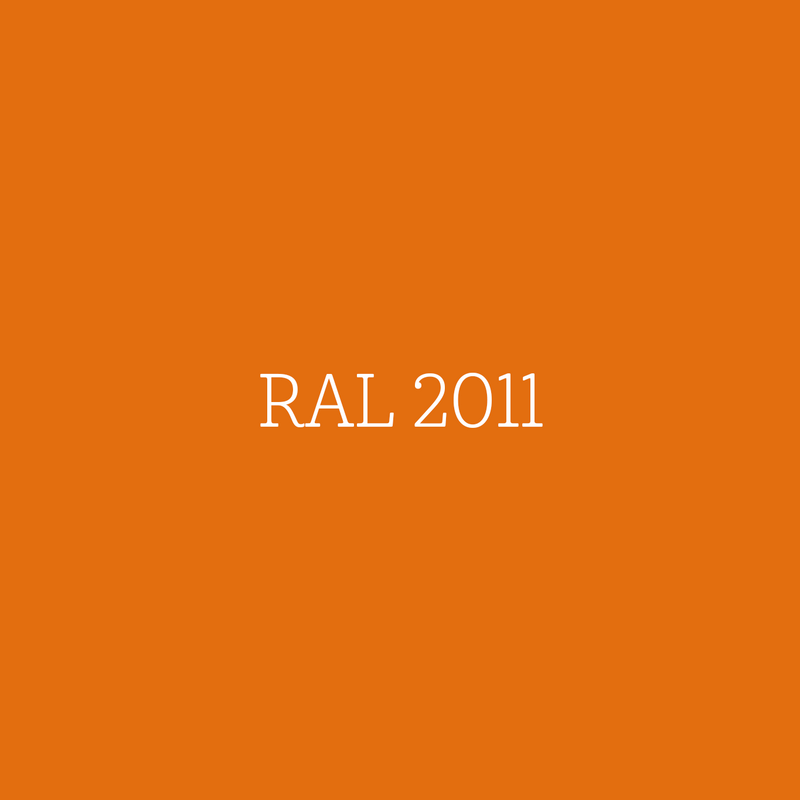 RAL 2011 Deep Orange - vloerlak zijdeglans waterbasis l'Authentique