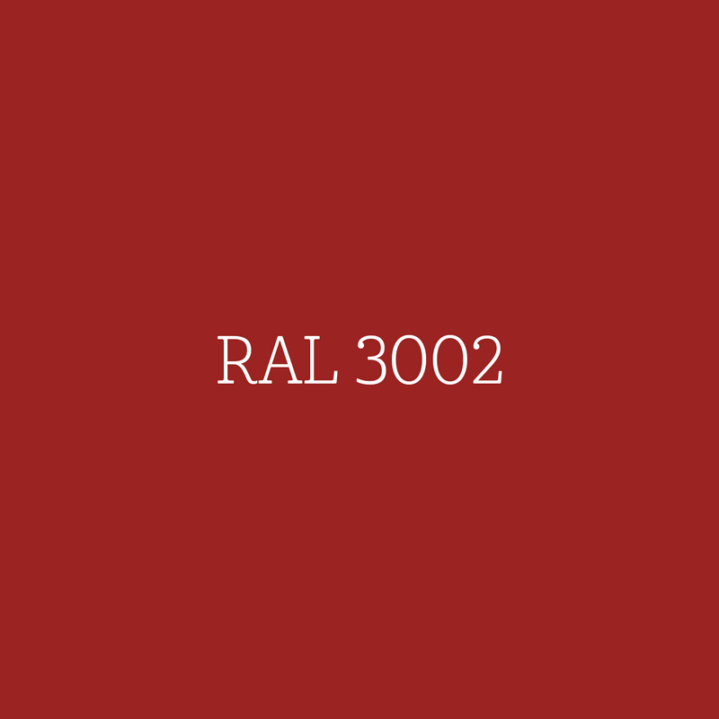 RAL 3002 Carmine Red - hoogglans lak waterbasis l'Authentique