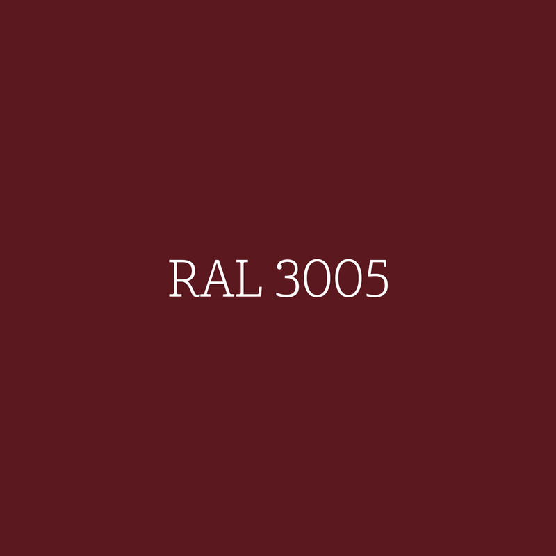 RAL 3005 Wine Red - matte lak waterbasis l'Authentique