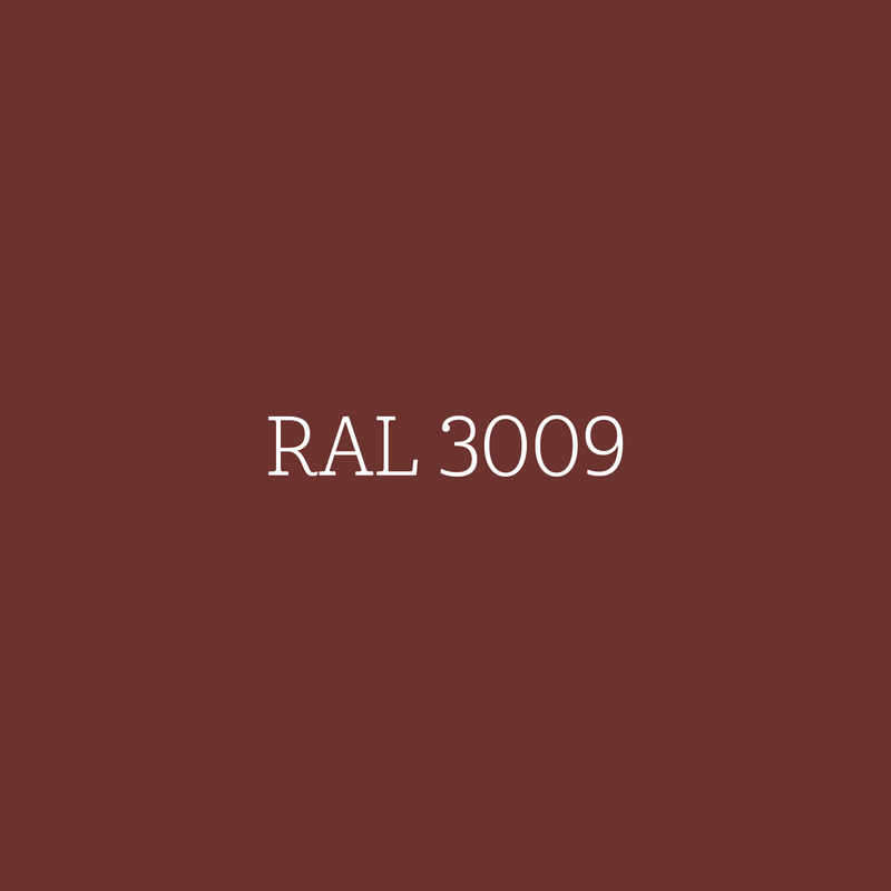 RAL 3009 Oxide Red - hoogglans lak waterbasis l'Authentique