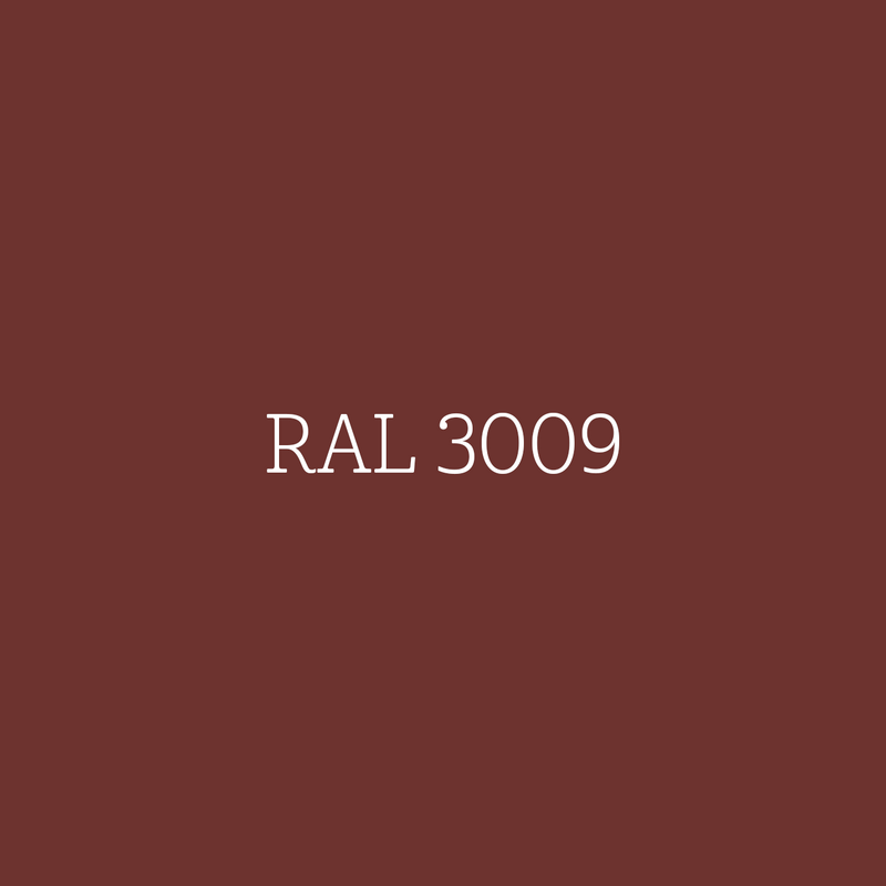 RAL 3009 Oxide Red - zijdeglans lak waterbasis l'Authentique