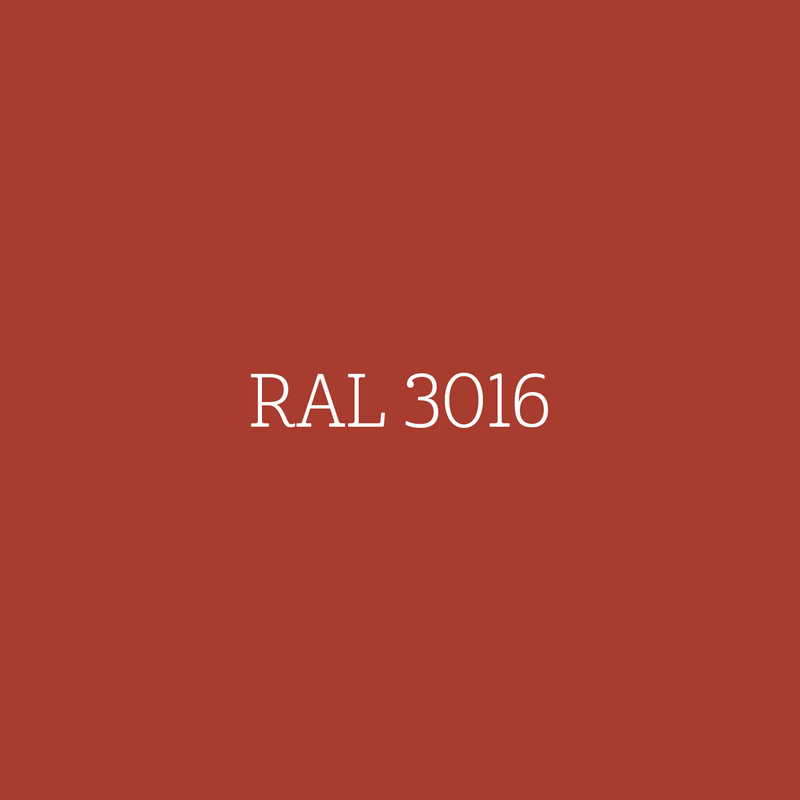 RAL 3016 Coral Red - matte lak waterbasis l'Authentique