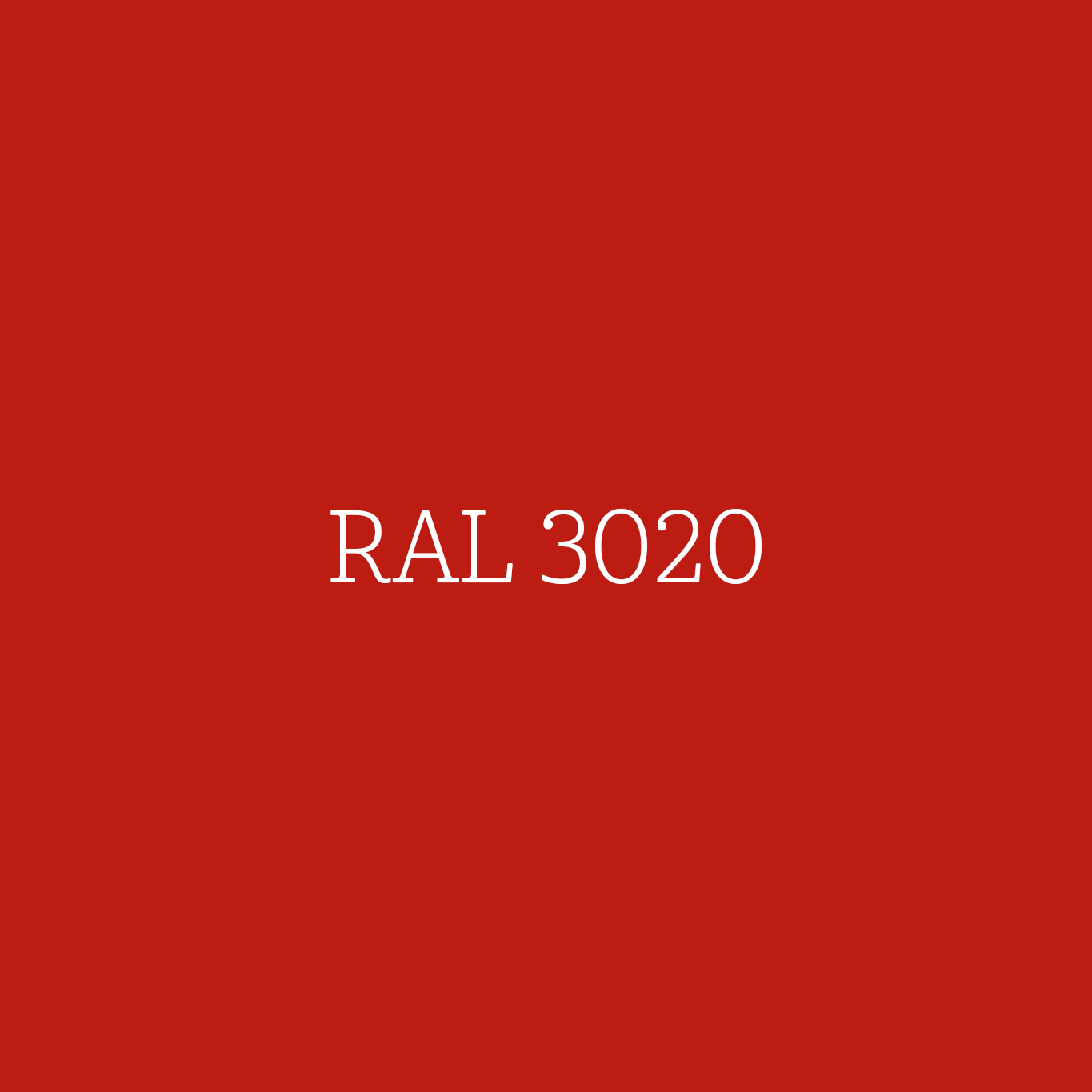RAL 3020 Traffic Red - gevelverf l'Authentique