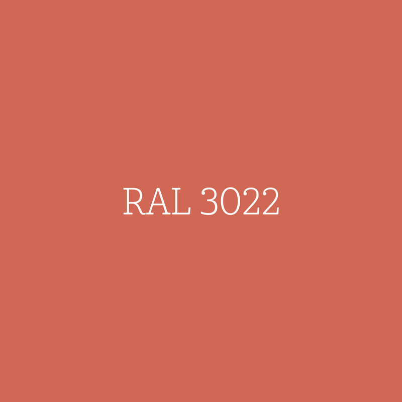 RAL 3022 Salmon Pink - hoogglans lak waterbasis l'Authentique