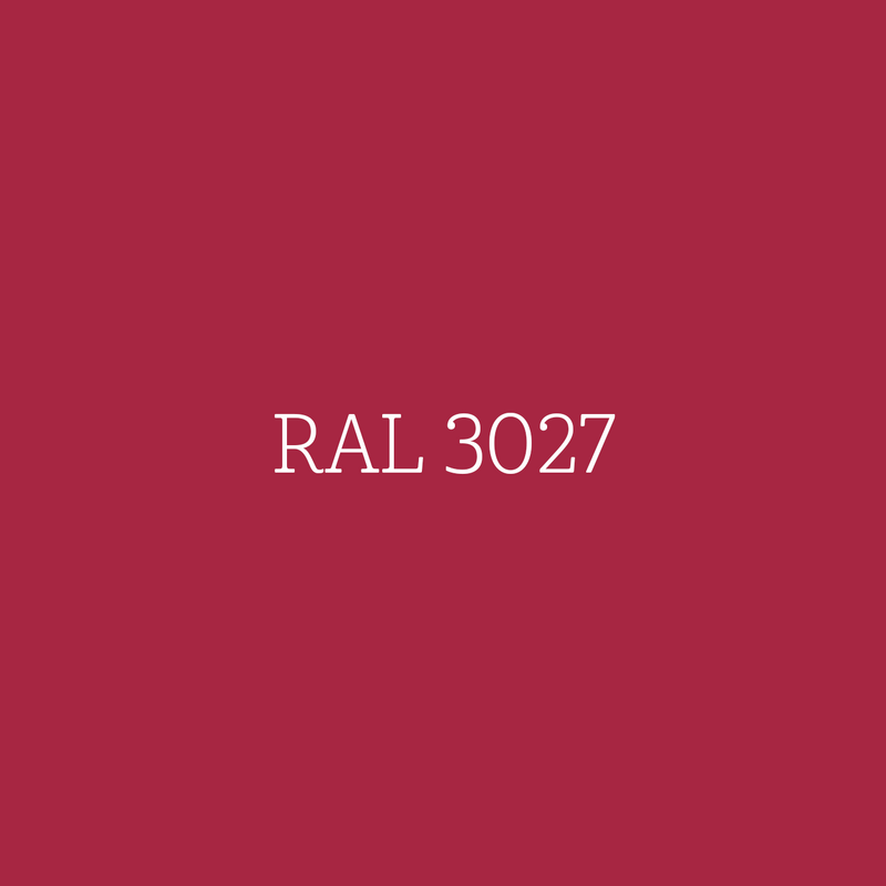 RAL 3027 Raspberry Red - zijdeglans lak waterbasis l'Authentique