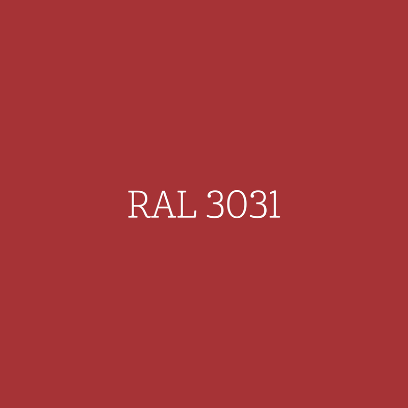 RAL 3031 Orient Red - vloerlak zijdeglans waterbasis l'Authentique