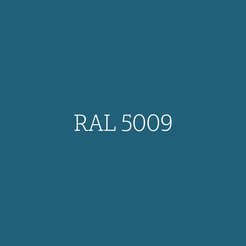 RAL 5009 Azure Blue - vloerlak zijdeglans waterbasis l'Authentique