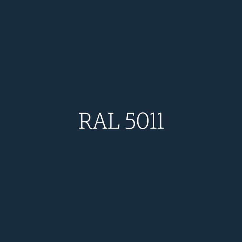 RAL 5011 Steel Blue - hoogglans lak waterbasis l'Authentique