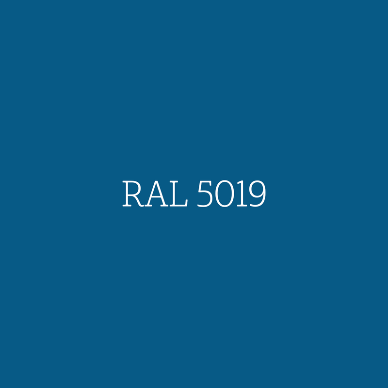 RAL 5019 Capri Blue - zijdematte lakverf Mia Colore