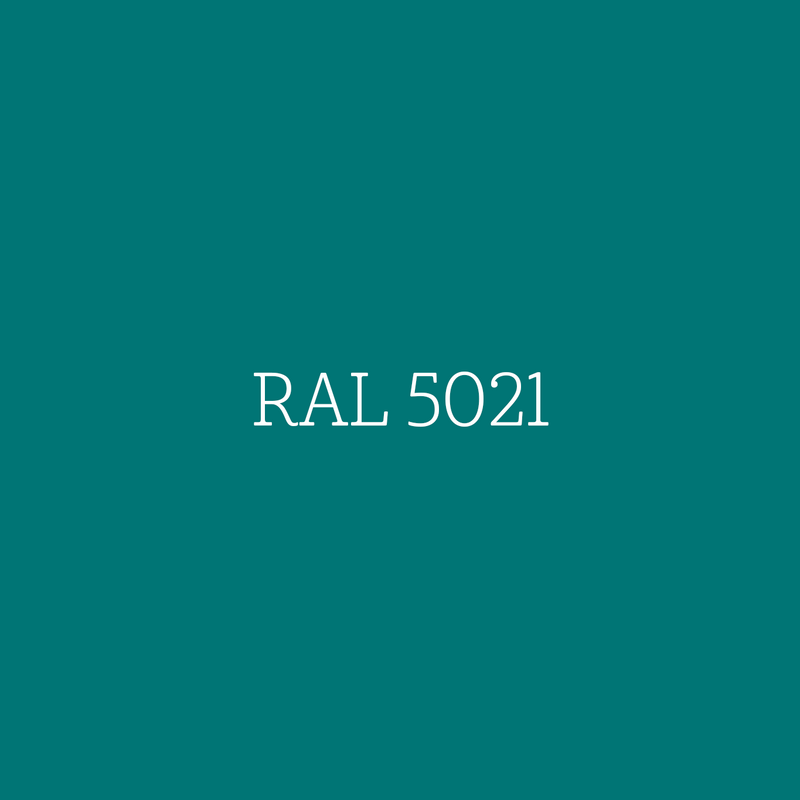 RAL 5021 Water Blue - zijdematte lakverf Mia Colore