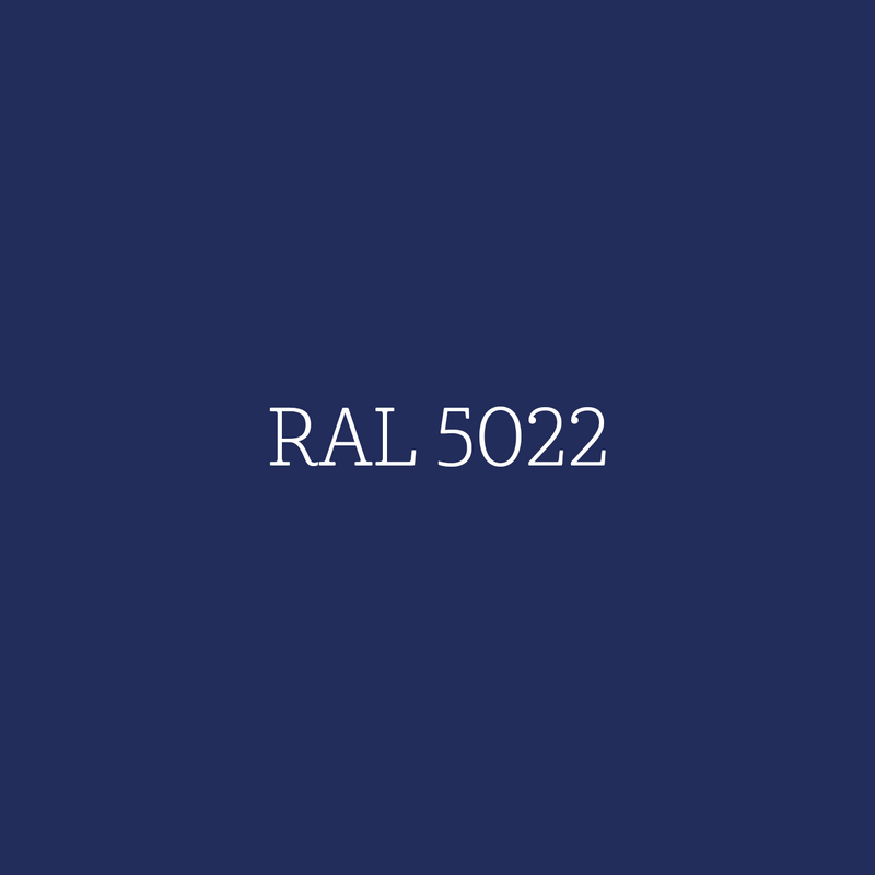 RAL 5022 Night Blue - zijdeglans lak waterbasis l'Authentique