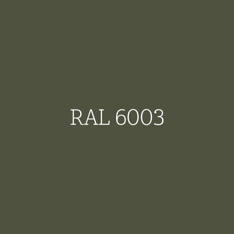 RAL 6003 Olive Green - zijdeglans lak waterbasis l'Authentique
