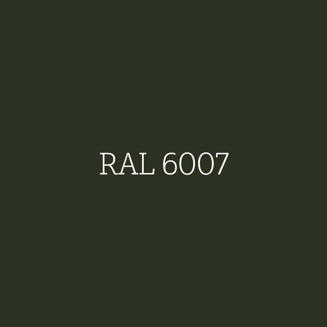RAL 6007 Bottle Green - hoogglans lak waterbasis l'Authentique