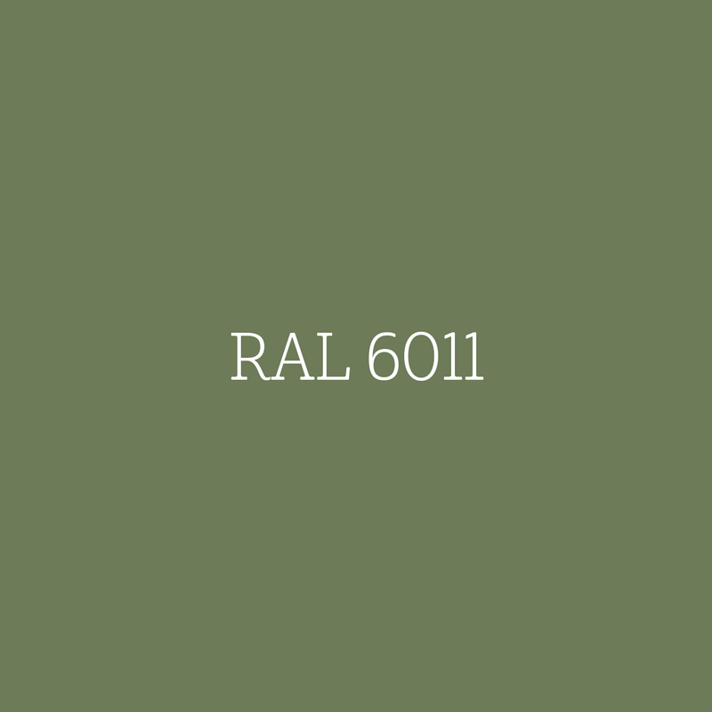 RAL 6011 Reseda Green - zijdeglans lak waterbasis l'Authentique