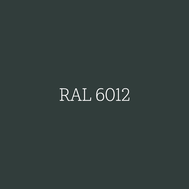 RAL 6012 Black Green - matte muurverf l'Authentique