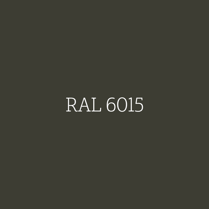 RAL 6015 Black Olive - zijdeglans lak waterbasis l'Authentique