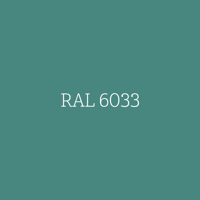 RAL 6033 Mint Turquoise - matte muurverf l'Authentique