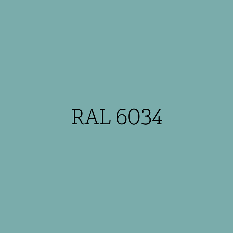 RAL 6034 Pastel Turquoise - hoogglans lak waterbasis l'Authentique