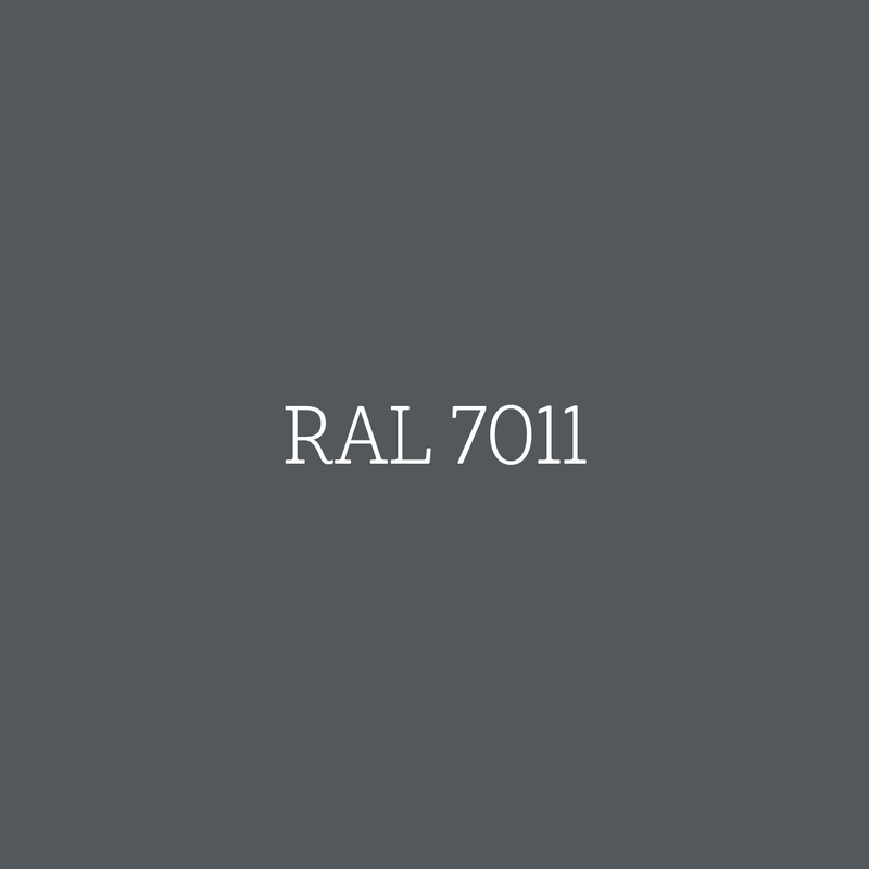 RAL 7011 Iron Grey - hoogglans lak waterbasis l'Authentique